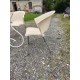 Salon de Jardin Fer Forgé Table + 5 Fauteuils