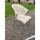 Salon de Jardin Fer Forgé Table + 5 Fauteuils