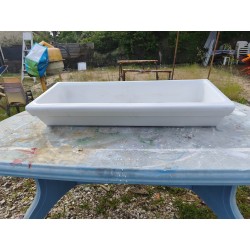 Ancien Lavabo en Céramique émaillé Blanc