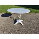 Table de Jardin en Fonte Plateau Fer