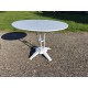 Table de Jardin en Fonte Plateau Fer