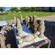 Lot d'épis de Faitages en Pierre 19 éme
