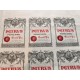 Planche d'étiquetteS de Pétrus Pomerol L.P Lacoste - Loubat
