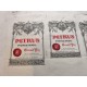 Planche d'étiquetteS de Pétrus Pomerol L.P Lacoste - Loubat