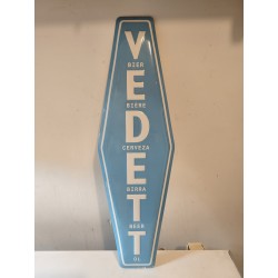 Plaque émaillée VEDETT