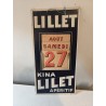 Calendrier Publicitaire Lilet Cartonné