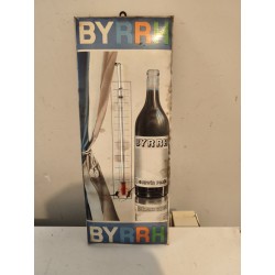 Thermomètre Publicitaire Byrrh Tole et Carton