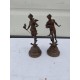Lot de 2 anciens régules par Ferrand sculpteur signés