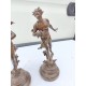 Lot de 2 anciens régules par Ferrand sculpteur signés