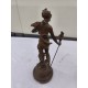 Lot de 2 anciens régules par Ferrand sculpteur signés