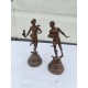 Lot de 2 anciens régules par Ferrand sculpteur signés