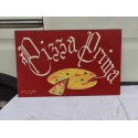 Plaque Tole Publicité Pizza Prima : Lotfi Fardeheb