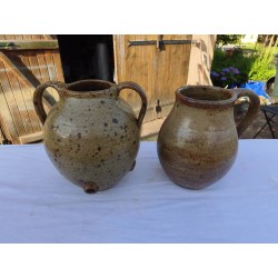 2 Grés émaillés des Années 60