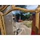 Grand Miroir Pare close 19 ème Bois et Stuk doré