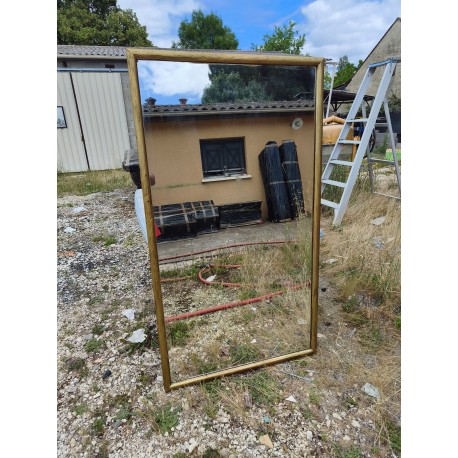 Grand Miroir début 20 éme Bois et stuk doré