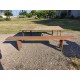 Table Industrielle ou de Collectivité avec Bancs