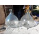 Lot de 5 Dames Jeannes en Verre ancien