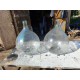 Lot de 5 Dames Jeannes en Verre ancien