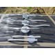 Suspensions Vintage chrome et Plastic Blanc