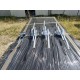 Suspensions Vintage chrome et Plastic Blanc