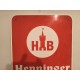 Publicité Métal Biére Henninger Brau Frankfurt
