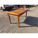 Table Vintage en Pin et Osier