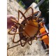 Suspension Vintage en Rotin