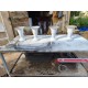 4 Vases Aluminium