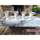 4 Vases Aluminium