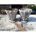 Paire de Vases en Fonte émaillées Art déco