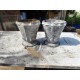 Paire de Vases en Fonte émaillées Art déco