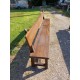 Banc en Chéne Massif