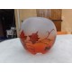 Vase Boule en Pate de Verre de Legras Ecole de Nancy