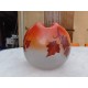 Vase Boule en Pate de Verre de Legras Ecole de Nancy