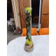 Vase en Pate de Verre et Bronze de F.Silviy