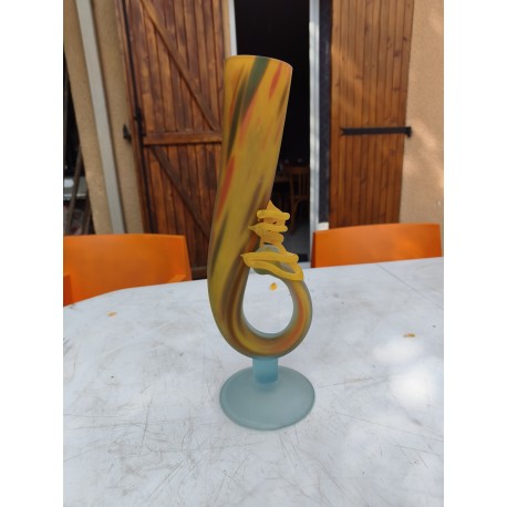 Vase Soliflore en Pate de Verre