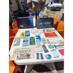2 Valises Vintage Air France et UTA