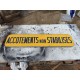 Panneau de Signalisation " Accotements Non Stabilisés "