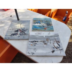 3 Huiles Toile Marine de : Robert Moifrai