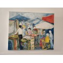Huile sur Toile de M. Porte