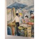 Huile sur Toile de M. Porte