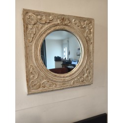 Miroir Bois cérusé