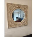 Miroir Bois cérusé