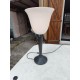 Lampe Jumo Bakélite et Opaline Blanche