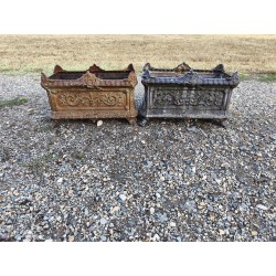 Paire de Jardinières en Fonte 1900 de Charleville - Mézières
