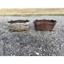 Paire de Jardinières en Fonte 1900 de Charleville - Mézières