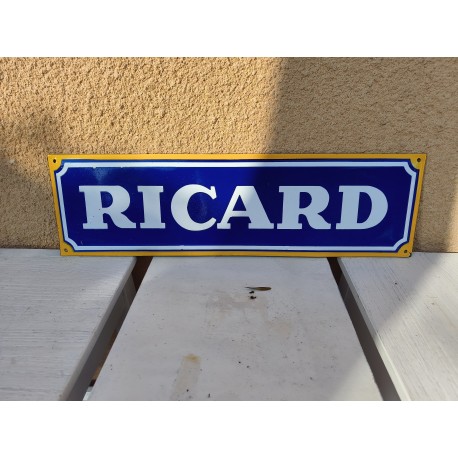 Plaque émaillée " Ricard "
