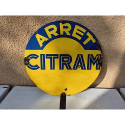 Plaque émaillée " Citram "