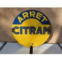 Plaque émaillée " Citram "