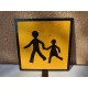 Panneau Vintage " Passage d'Enfants "